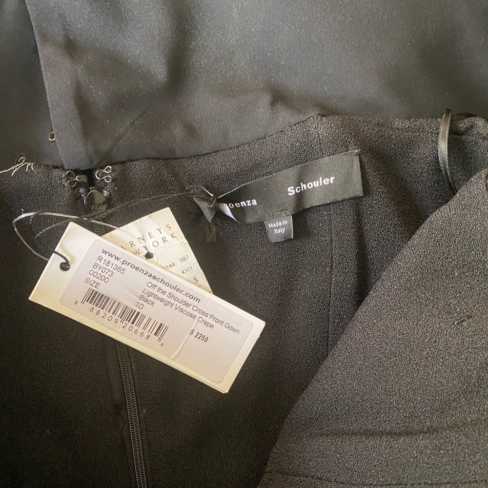 Proenza Schouler Off The Shoulder Cross Front Gown - Picture 8 of 8